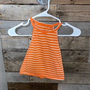 orange striped tank